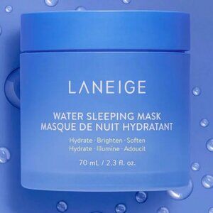 NEW! LANEIGE Water Sleeping Mask FULL SIZE w/ Niacinamide & Squalane 2.3oz./70ml